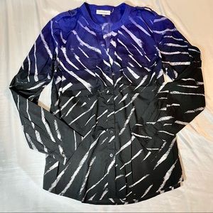 Calvin Klein button up blouse size medium